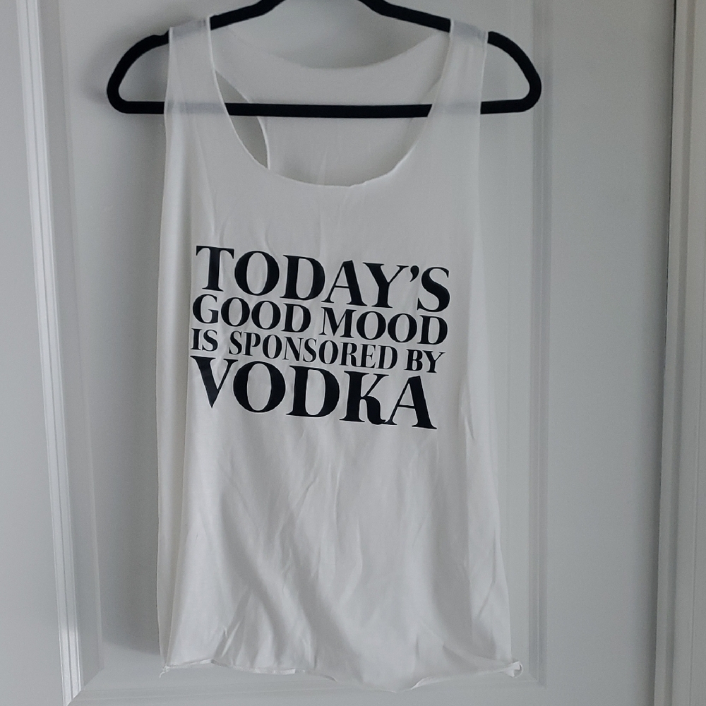 White Sleeveless Tank Top Classic Style